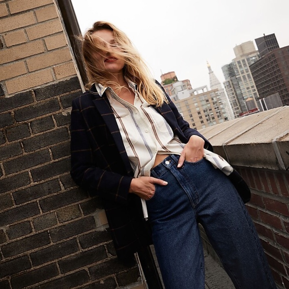 Madewell Oversized Ex-Boyfriend Swing Shirt